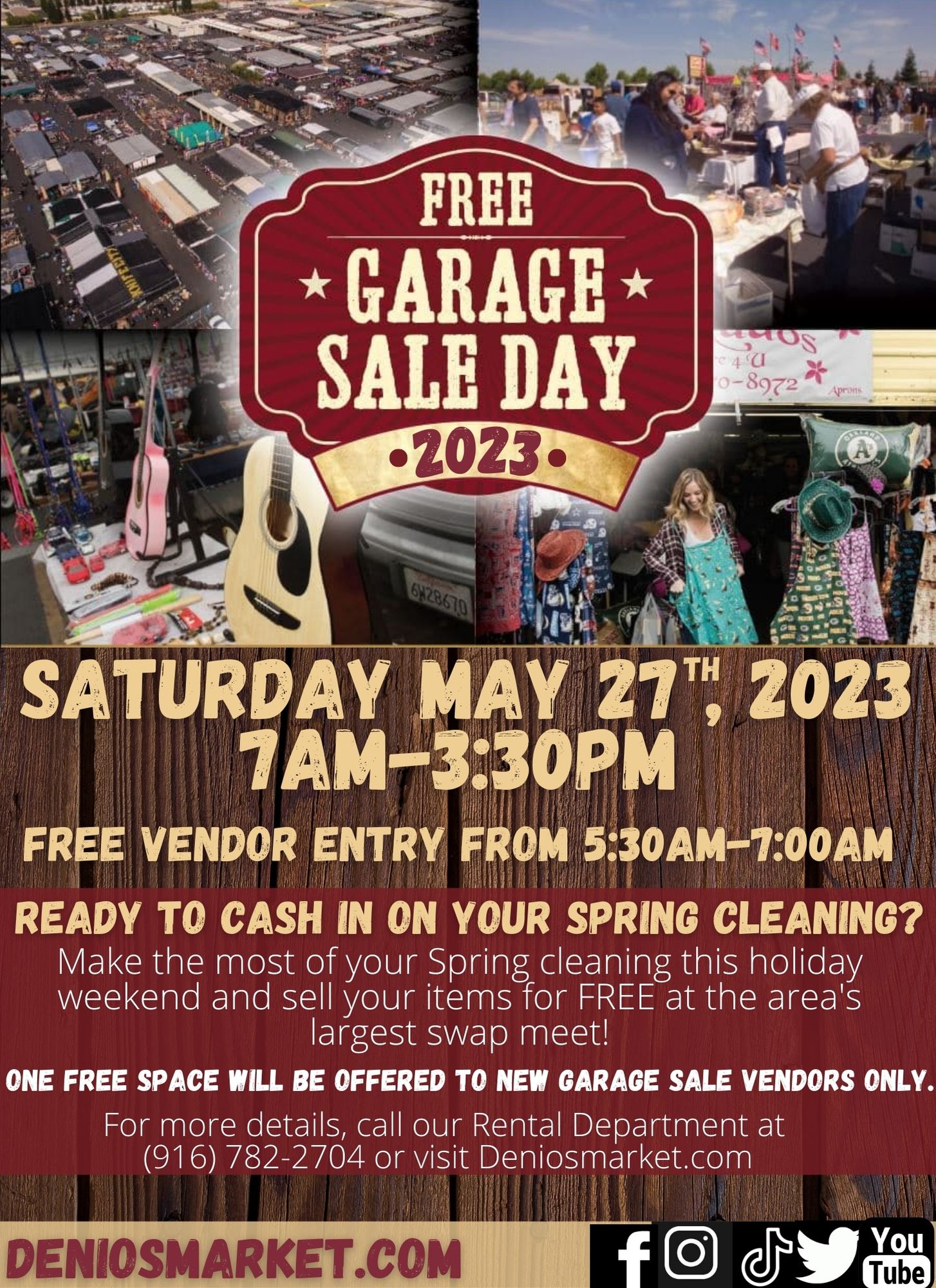 Free Garage Sale Day 2023 Denios Market